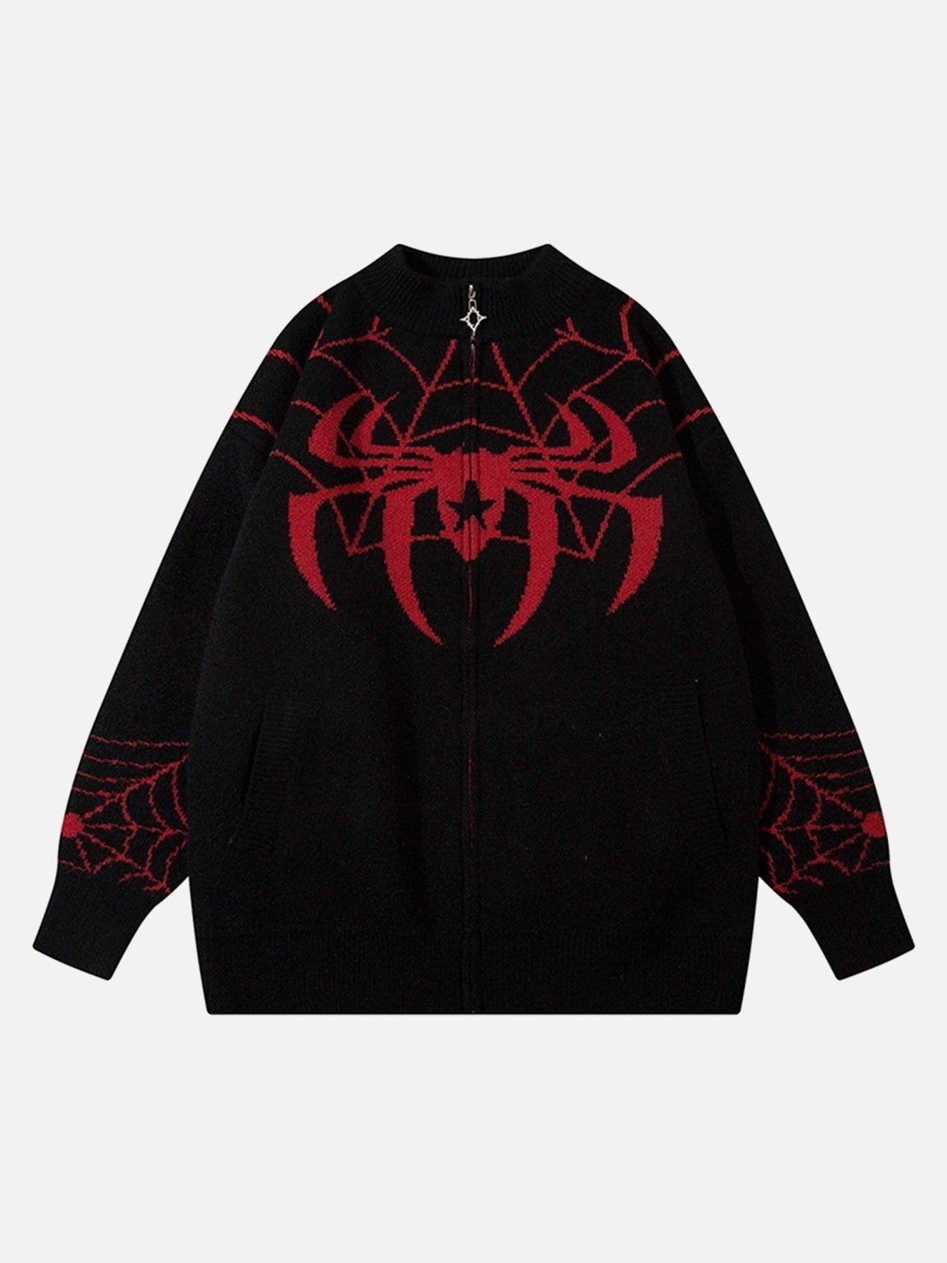 Concert Outfit Spider Loose Sweater Coat Concert Outfit Spider Loose Sweater Coat