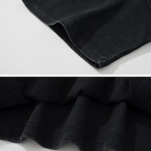 Concert Outfit Spider Print Washed Tee