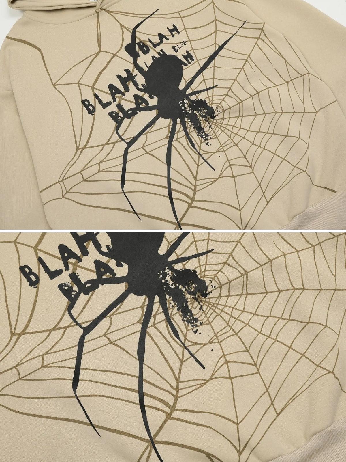 Concert Outfit Spider Shadow Print Hoodie Concert Outfit Spider Shadow Print Hoodie