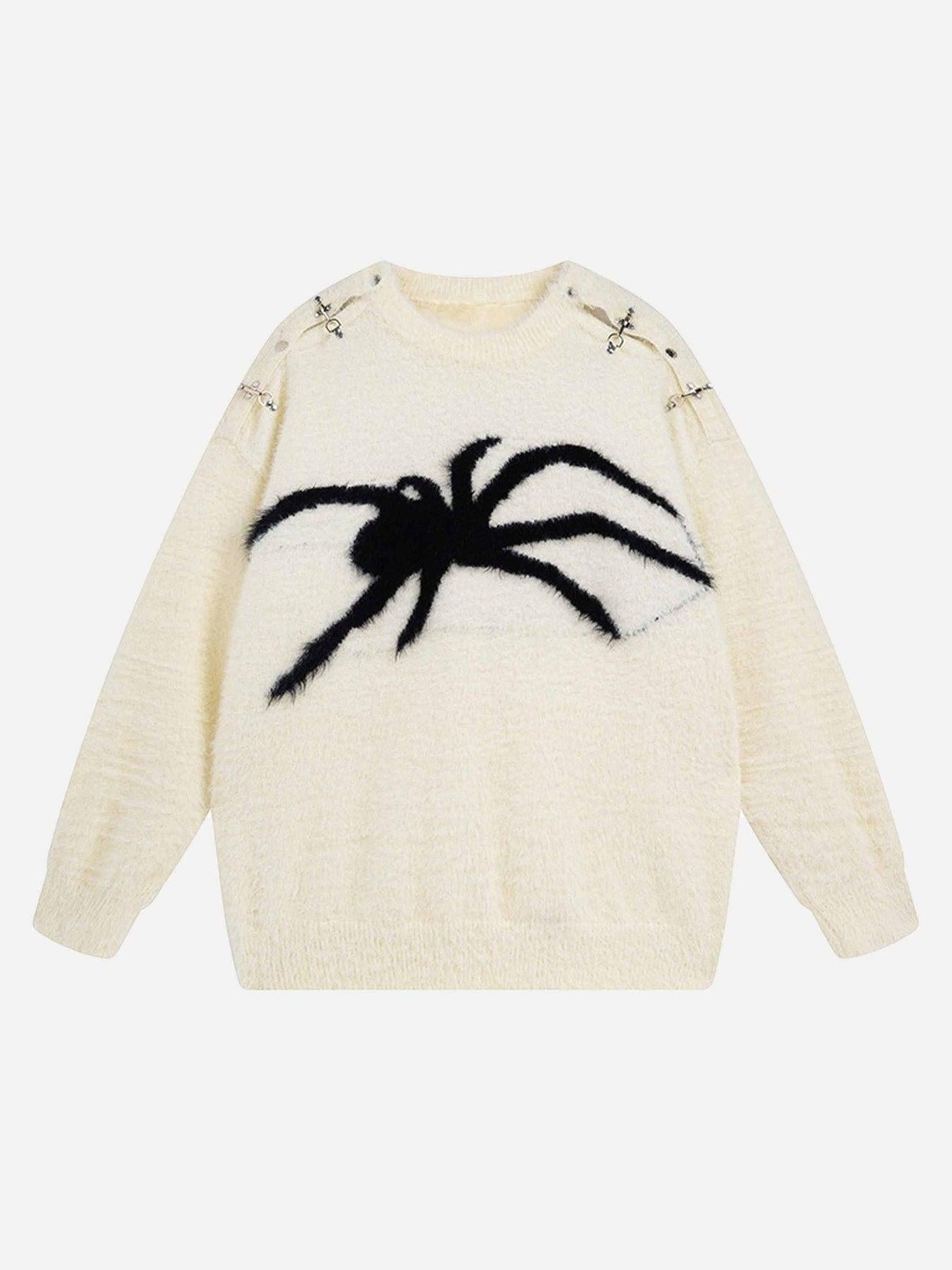 Concert Outfit Spider Warm Loose Sweater Concert Outfit Spider Warm Loose Sweater