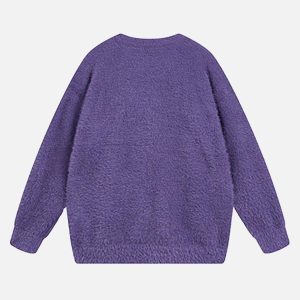 Concert Outfit Spider Warm Loose Sweater