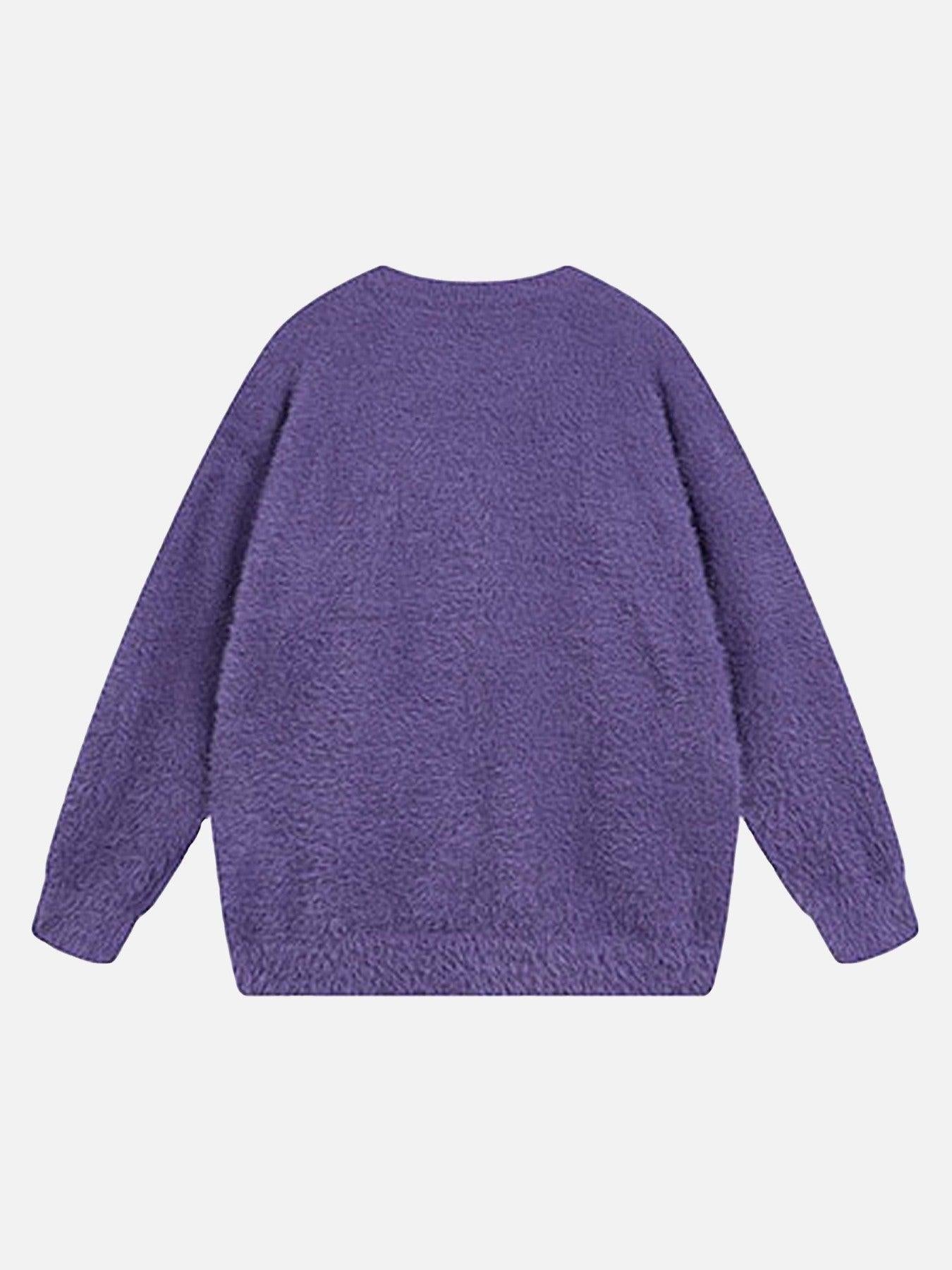 Concert Outfit Spider Warm Loose Sweater Concert Outfit Spider Warm Loose Sweater