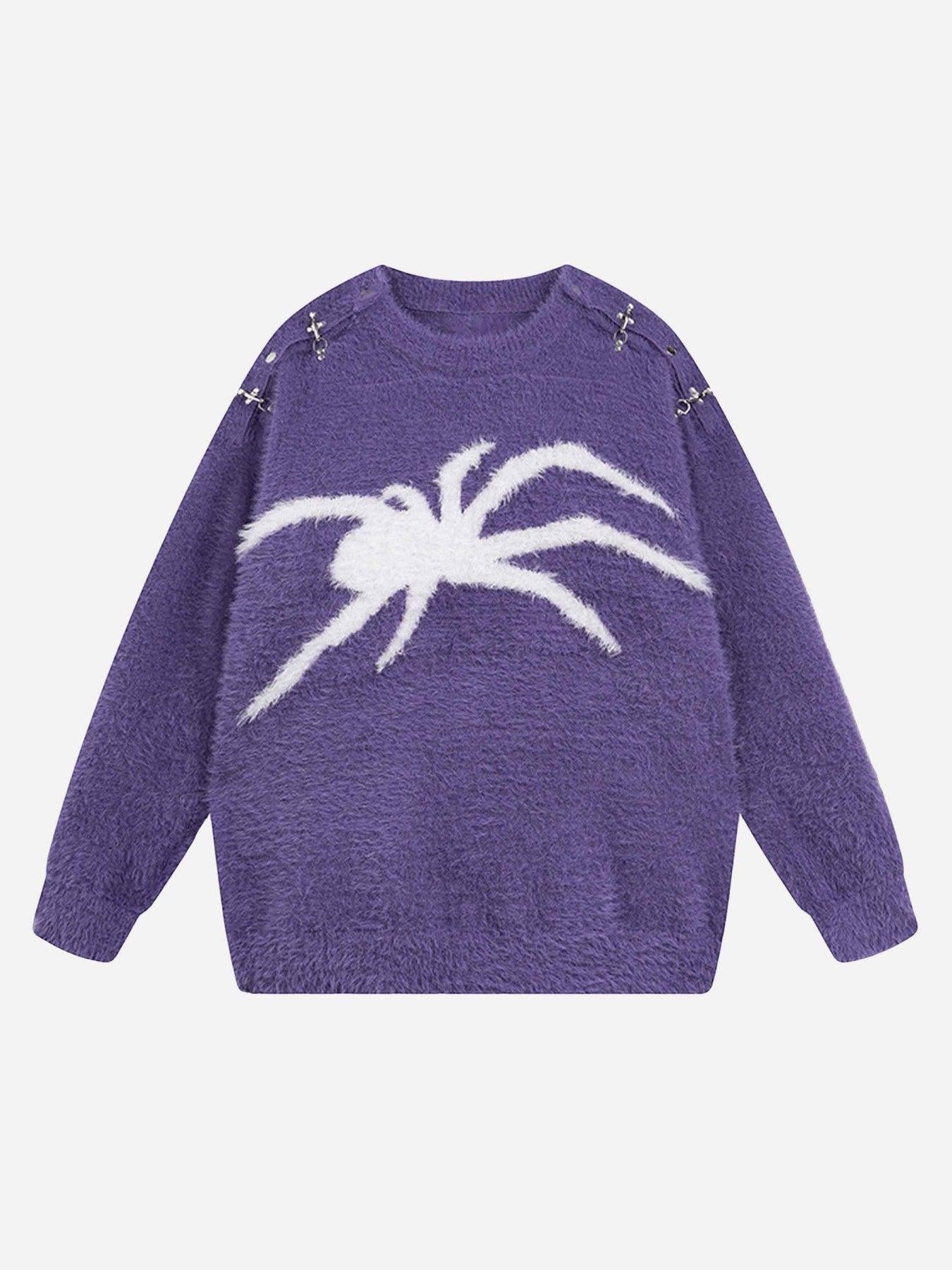 Concert Outfit Spider Warm Loose Sweater Concert Outfit Spider Warm Loose Sweater