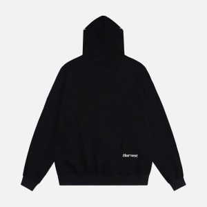 Concert Outfit Spider Web Embroidery Eye Viewable Hoodie