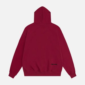 Concert Outfit Spider Web Embroidery Eye Viewable Hoodie