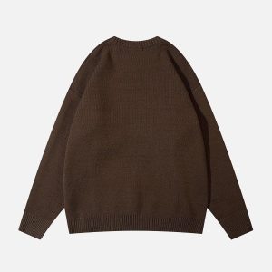 Concert Outfit Spider Web Stars Graphic Sweater