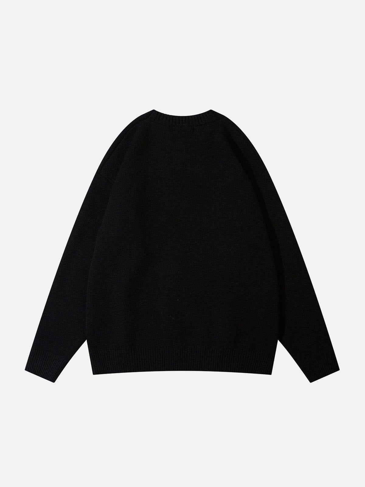 Concert Outfit Spider Web Stars Graphic Sweater Concert Outfit Spider Web Stars Graphic Sweater