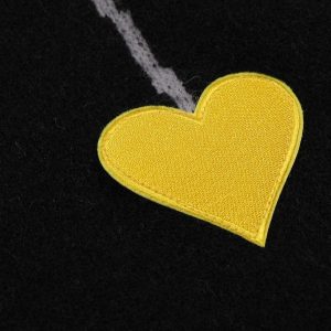 Concert Outfit Spider&Heart Knit Crew Neck Sweater