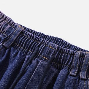 Concert Outfit Splash Ink Washed Loose Jeans