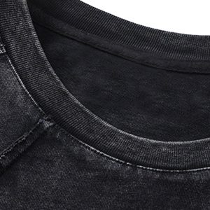 Concert Outfit Split Raw Edge Short Sleeve T-Shirt