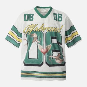 Concert Outfit Sports Jersey V-Neck T-Shirt