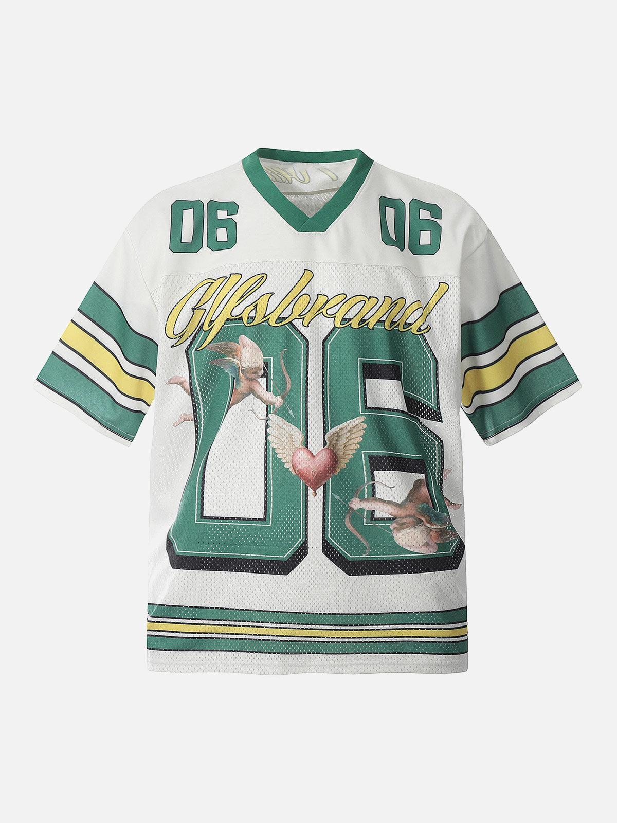 Concert Outfit Sports Jersey V-Neck T-Shirt Concert Outfit Sports Jersey V-Neck T-Shirt