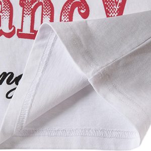 Concert Outfit Spray- Painted Letter Print Necklace Vest