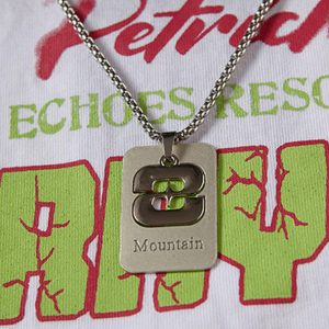 Concert Outfit Spray- Painted Letter Print Necklace Vest