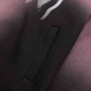 Concert Outfit Spray Smoke Gradient Hoodie