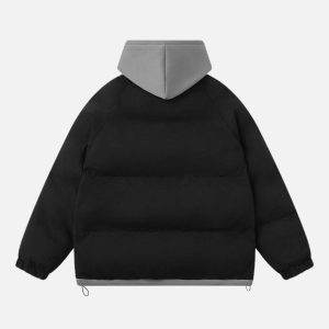 Concert Outfit Spring Duo Tone Coat