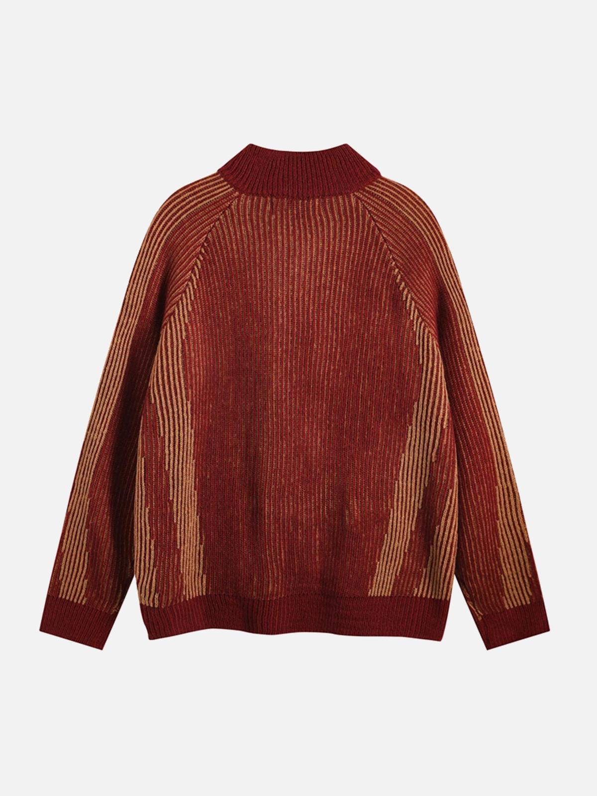 Concert Outfit Stand Collar Cardigan Zip Up Sweater Concert Outfit Stand Collar Cardigan Zip Up Sweater