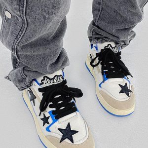 Concert Outfit Star Color Blocking Skate Shoes