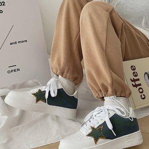 Concert Outfit Star Color Matching Casual Shoes