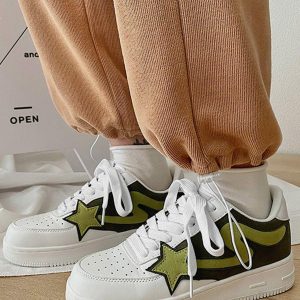 Concert Outfit Star Color Matching Casual Shoes