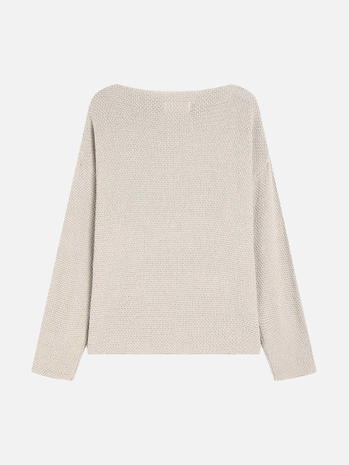 Concert Outfit Star Cutout Boatneck Sweater Concert Outfit Star Cutout Boatneck Sweater