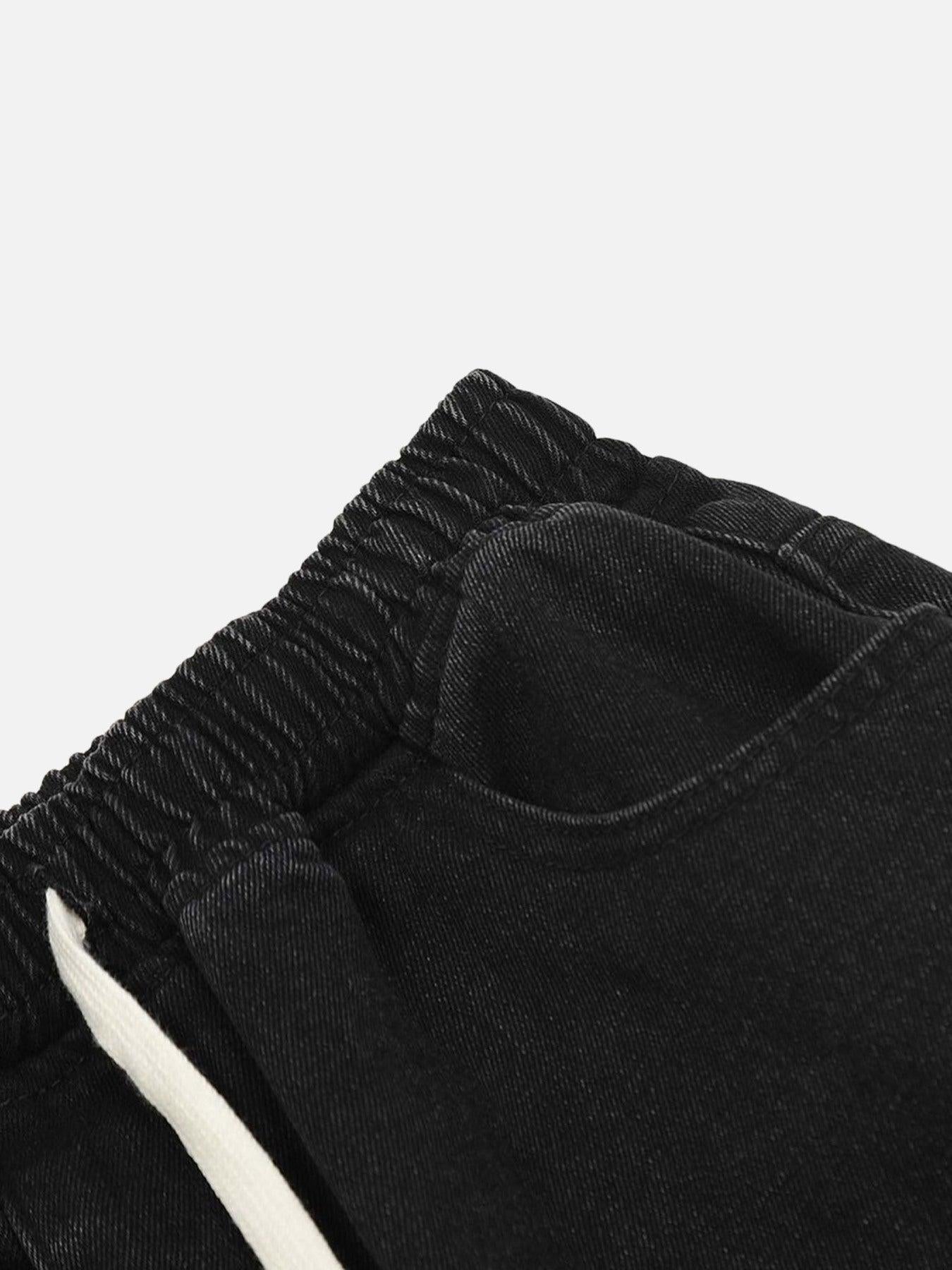 Concert Outfit Star Embroidered Elastic Waist Jeans Concert Outfit Star Embroidered Elastic Waist Jeans