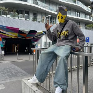 Concert Outfit Star Embroidered Hooded Sweatshirt