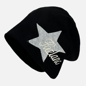 Concert Outfit Star Embroidered Wrap Hat
