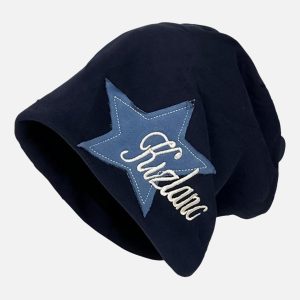 Concert Outfit Star Embroidered Wrap Hat