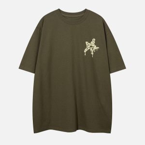 Concert Outfit Star Foam Print Tee