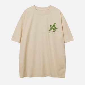 Concert Outfit Star Foam Print Tee