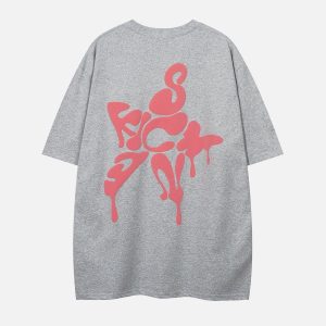 Concert Outfit Star Foam Print Tee