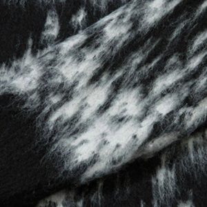 Concert Outfit Star Graffiti Knitted Zip-Up Hoodie