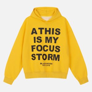 Concert Outfit Star Love Printed Hoodie