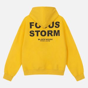 Concert Outfit Star Love Printed Hoodie