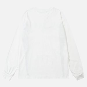 Concert Outfit Star Necklace Cross Graphic Long Sleeve T-Shirt