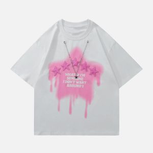 Concert Outfit Star Necklace Tee