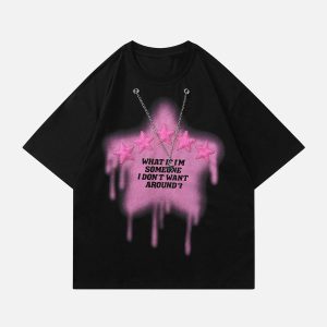 Concert Outfit Star Necklace Tee