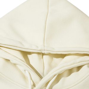 Concert Outfit Star Patch Embroidered Hooded Fleece Sweatshirt