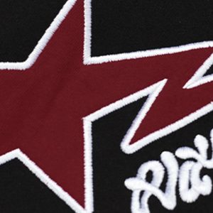 Concert Outfit Star Patchwork Half-Zip Hoodie