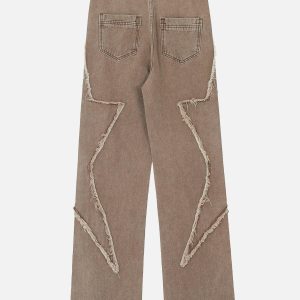 Concert Outfit Star Patchwork Jeans