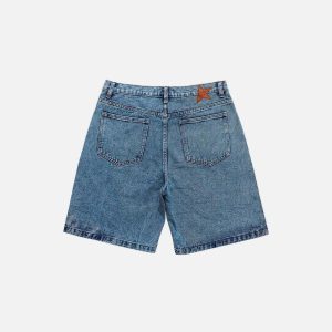 Concert Outfit Star Patchwork Jorts