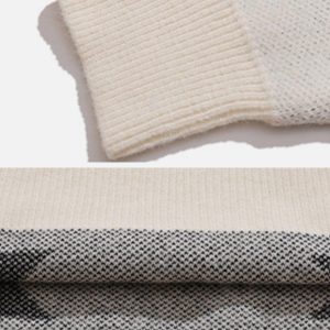 Concert Outfit Star Pattern Sweater