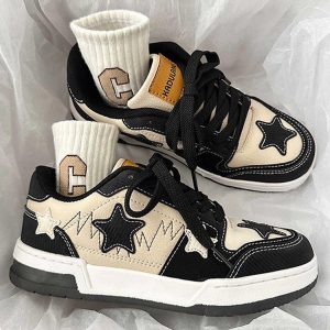 Concert Outfit Star Peplum Slip-On Shoes