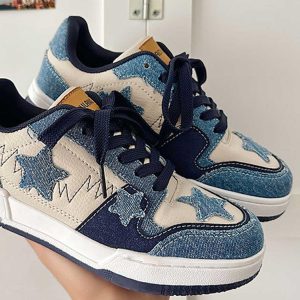 Concert Outfit Star Peplum Slip-On Shoes