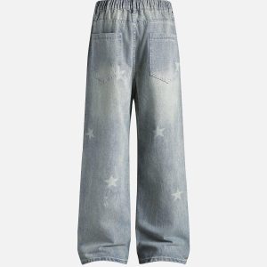 Concert Outfit Star Print Jeans