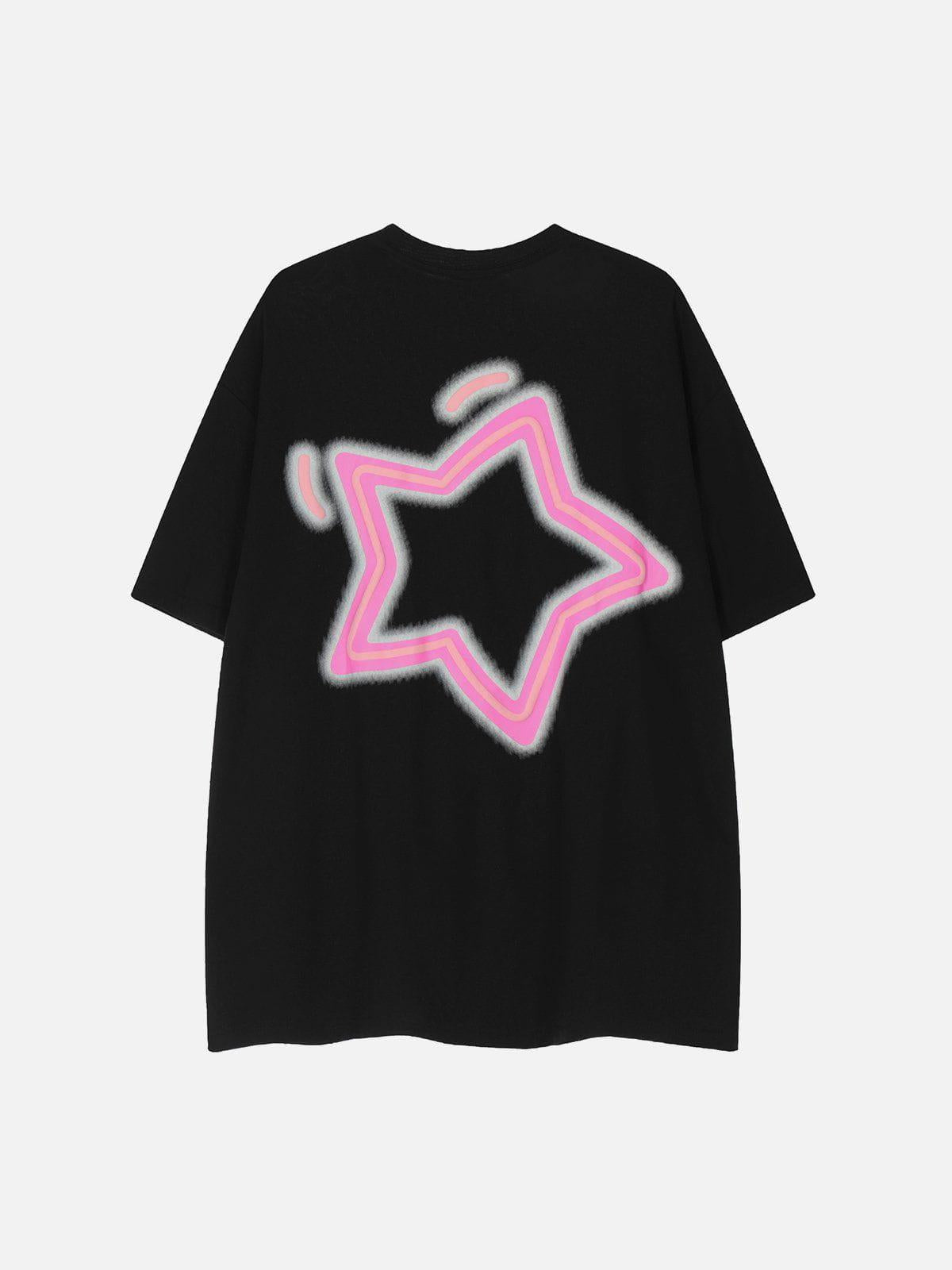 Concert Outfit Star Print Tee Concert Outfit Star Print Tee