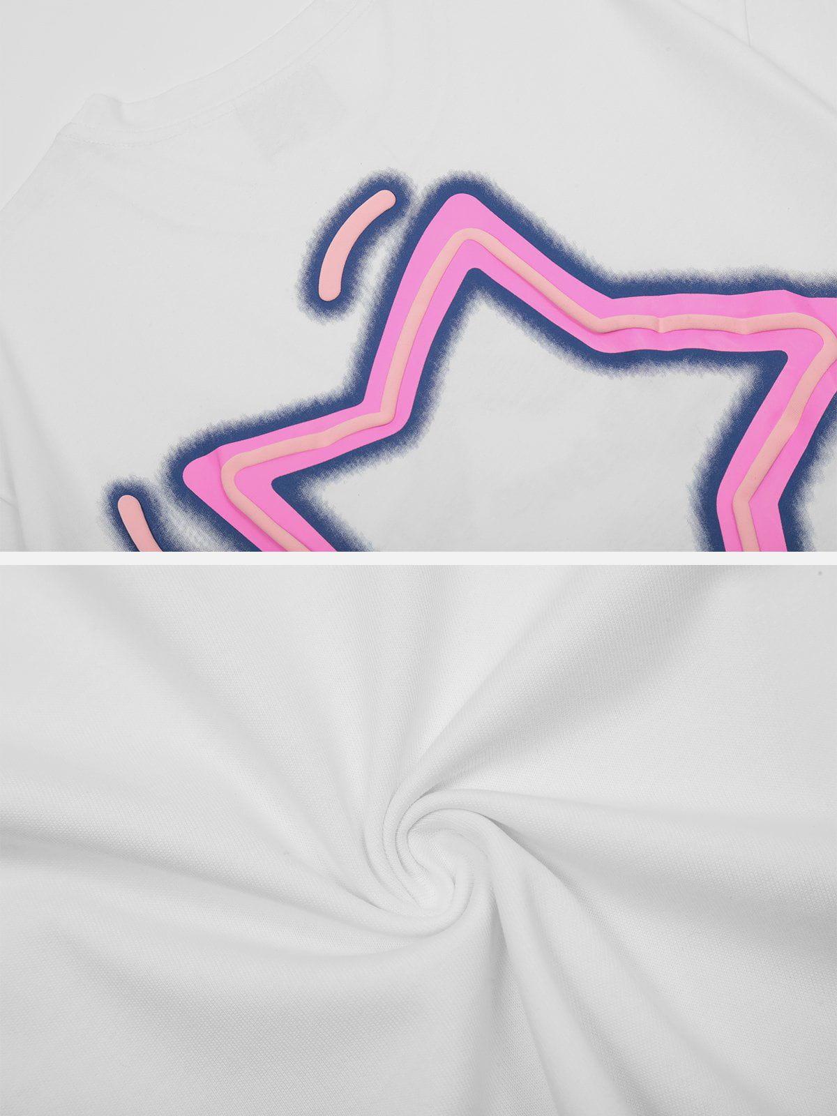 Concert Outfit Star Print Tee Concert Outfit Star Print Tee