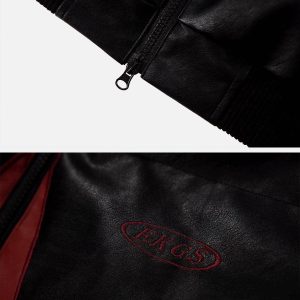 Concert Outfit Star PU Winter Coat