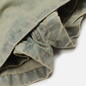 Concert Outfit Star Rivet Leg Sleeves Jorts